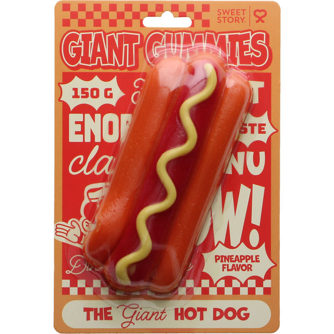 Sweet Story Giant Gummy Hotdog