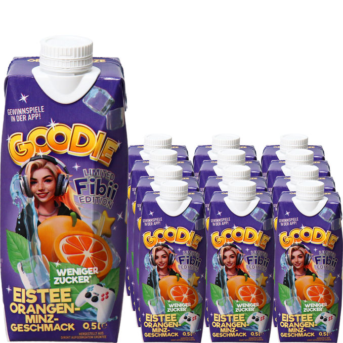 Goodie Eistee Orange-Minze, 12er Pack