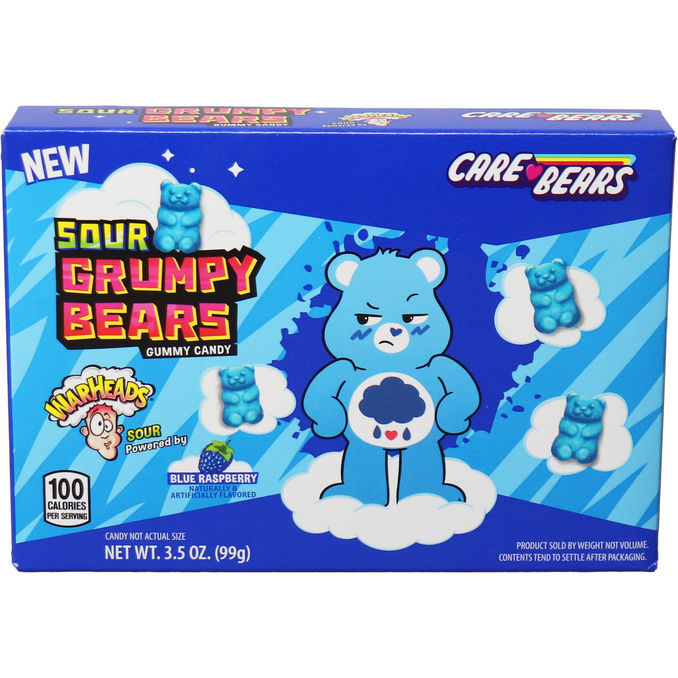 Warheads Saures Fruchtgummi Blue Rasperry