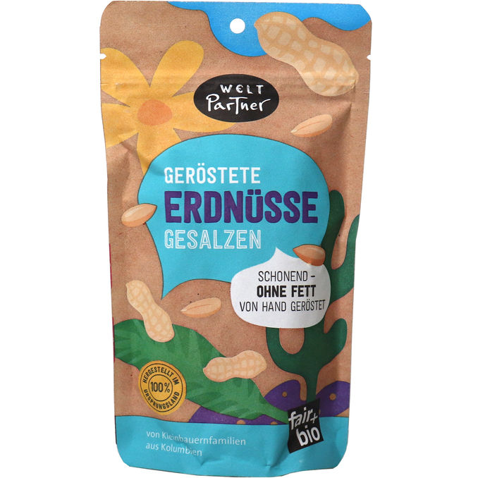 Weltpartner BIO Erdnüsse, geröstet und gesalzen