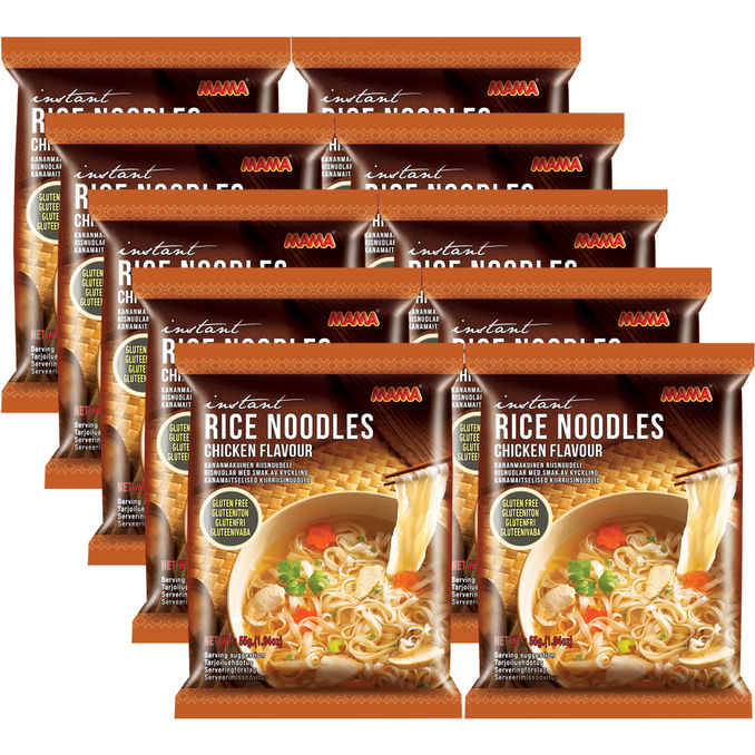 Mama Instant Risnudler Kylling 10-pak