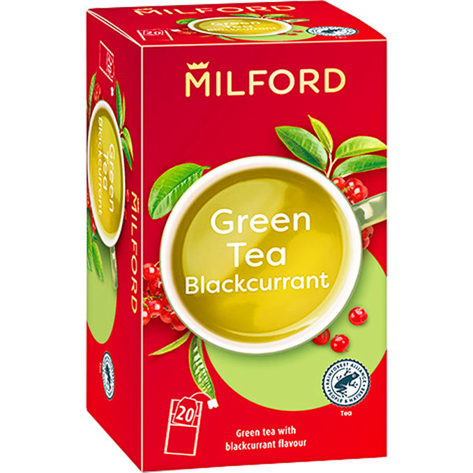 Milford Grüner Tee mit schwarze Johannisbeere