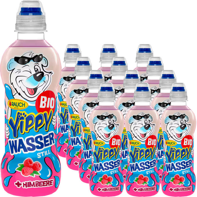 Rauch BIO Himbeerwasser, 12er Pack (EINWEG) zzgl. Pfand