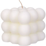 inicio Figurstearinlys Bubble Hvid