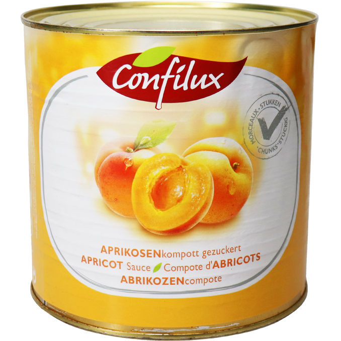 Confilux Aprikosenkompott 2700g