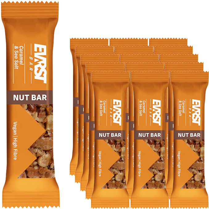 EVRST Nussriegel Dunkles Karamell & Meersalz, 15er Pack