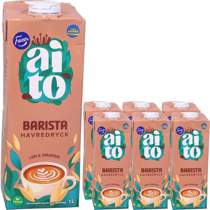 Fazer Barista Havredryck 6-pack