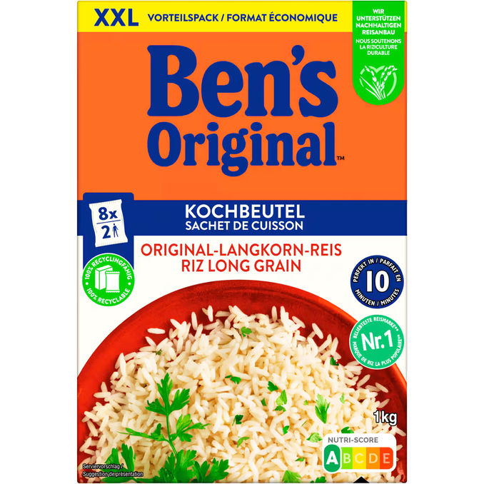 Ben's Original Langkornreis Kochbeutel