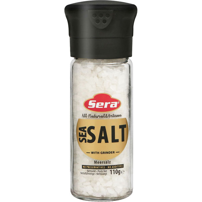 Sera Weißes Meersalz Mühle