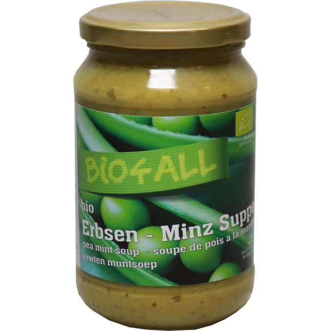 Bio4all BIO Erbsen-Minz Suppe