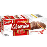 bergen Schoko-Kekse mit Erdbeerfüllung