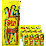 Chupa Chups Saure Kaubonbon-Streifen, 12er Pack