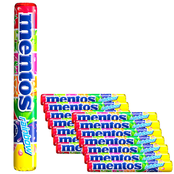 Mentos Rolls Rainbow, 14er Pack