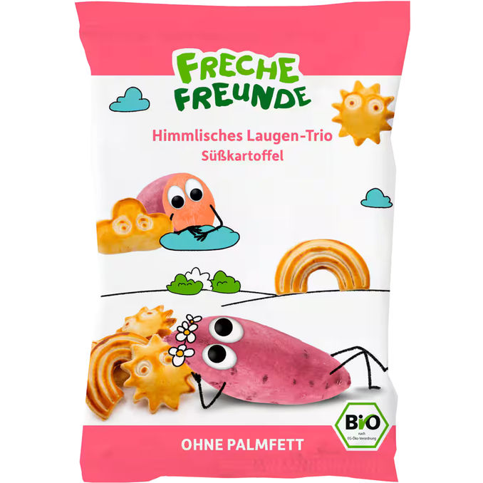 Freche Freunde BIO Himmlisches Laugen-Trio Süßkartoffel