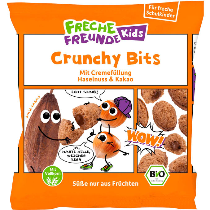 Freche Freunde BIO Snack mit Cremefüllung Haselnuss & Kakao
