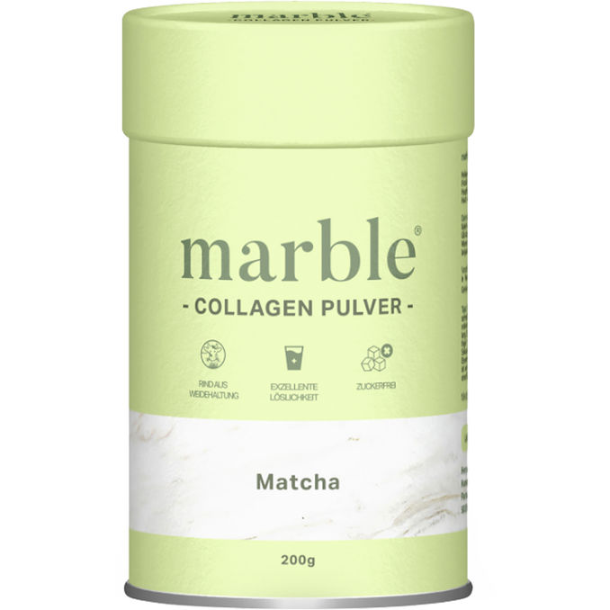 marble Matcha Kollagepulver