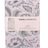 Kosta Linnewäfveri Sengesæt Bomuldssatin Blomster 210x150cm