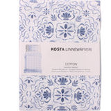 Kosta Linnewäfveri Sengesæt Cotton Blå-hvidt Mønster 210x150cm