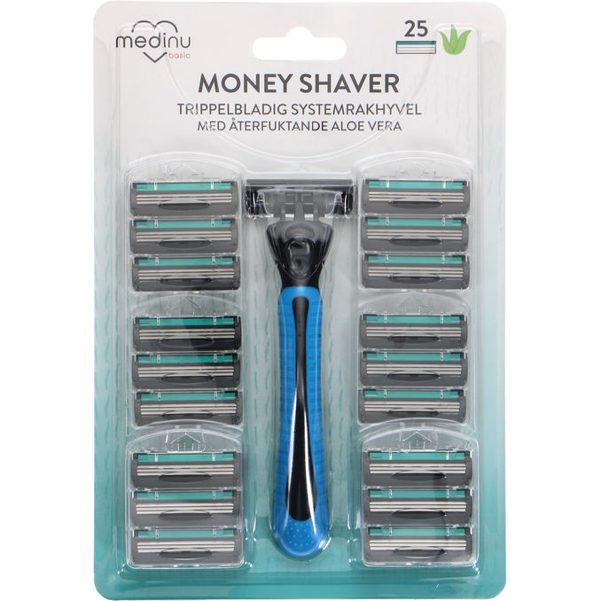 Medinu Trippelbladig Rakhyvel 25-pack