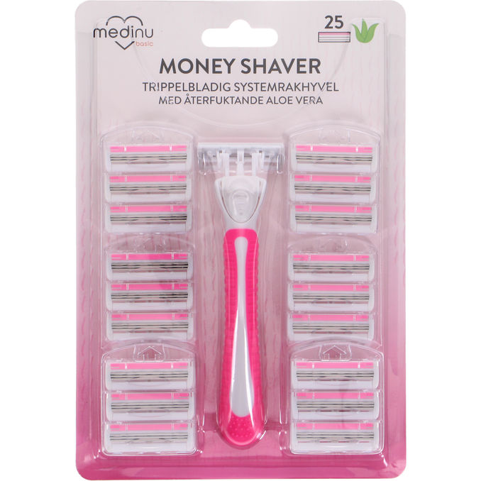 Medinu Women Aloe Vera Skraber m. ekstra hoveder