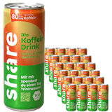 Mindestens haltbar bis: 30.06.2026 Share BIO Koffein Drink Kaktus & Limette 24er Pack (EINWEG) zzgl. Pfand