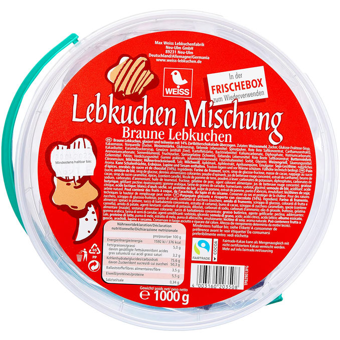 Weiss Lebkuchen-Allerlei, Maxipack