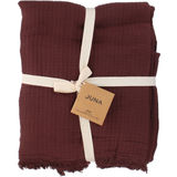 JUNA View Plaid 130x190 cm Bordeaux