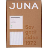 JUNA Sengesæt Monochrome Lines Blå 150x210 cm