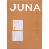 JUNA Sengesæt Striber Blå/Hvid 220x220 cm