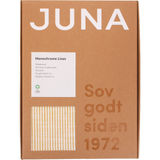 JUNA Påslakanset Ockra/Vit 150x210 cm