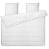 JUNA Sengesæt Monochrome Hvid 220x220 cm
