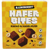 Mindestens haltbar bis: 03.11.2026 RAWBERRY Hafer Bites Kakao & Haselnuss