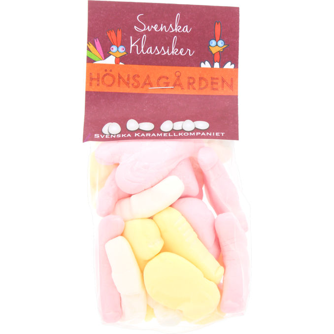 Svenska Klassiker Hönsgården Skumgodis