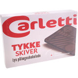 Bedst før: 12.03.2026 Carletti Pålægschokolade Lys Chokolade