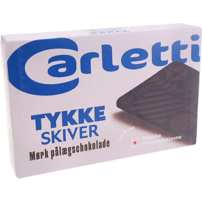 Carletti Tykke Skiver Mörk Choklad