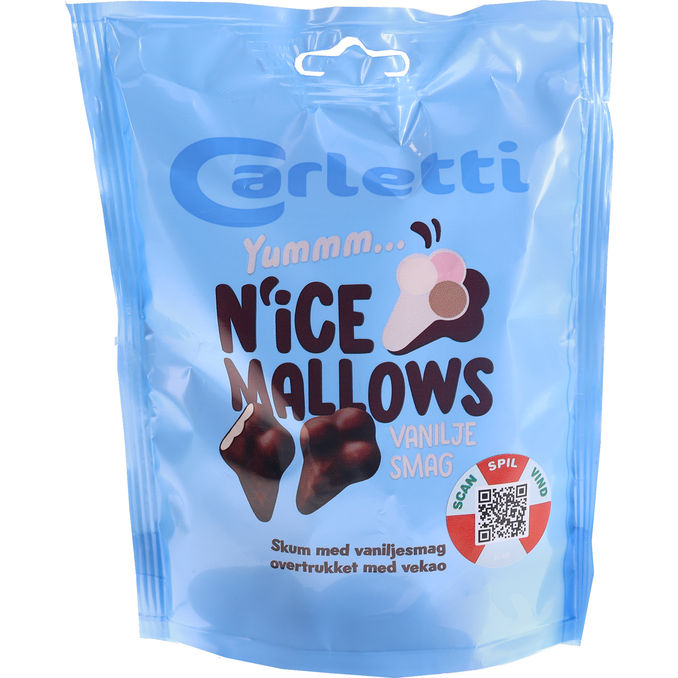 Carletti N'ice Mallows Vanilje 70 g