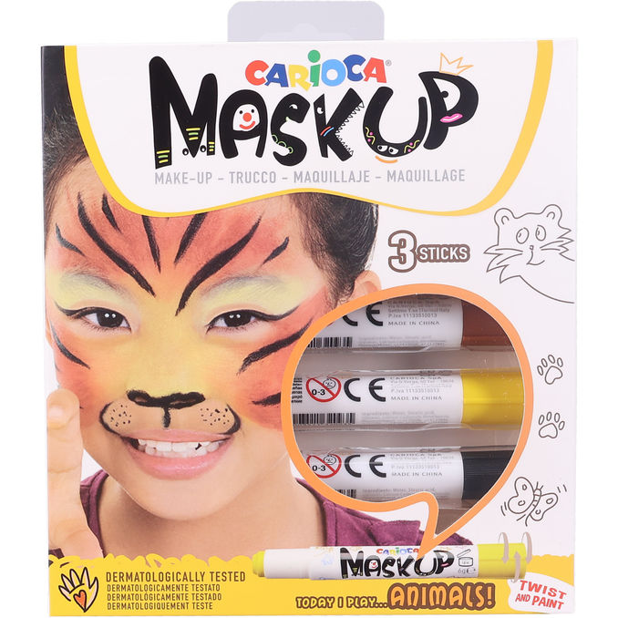 Carioca Ansiktsfärg Mask-Up Djur