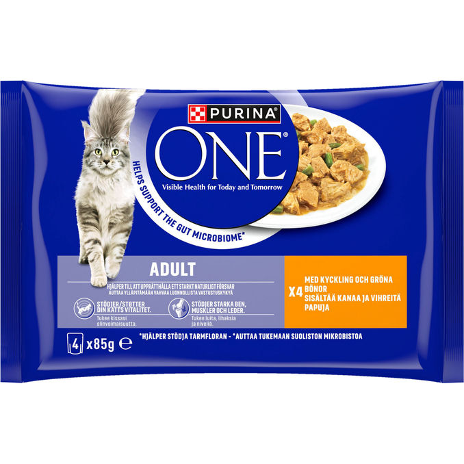 Purina One Kissanruoka Minifileet Kastikkeessa