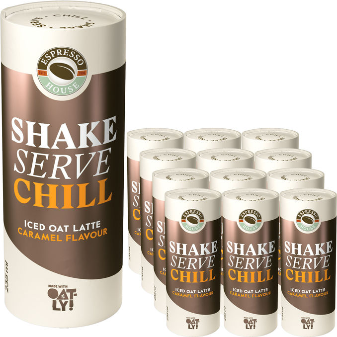 Oatly Iced Oat Latte Caramel 12-pack