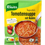 Knorr Tomatensuppe mit Nudeln