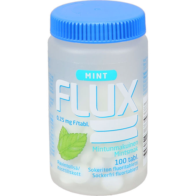 Flux Fluortabletter Mint | 100 pcs