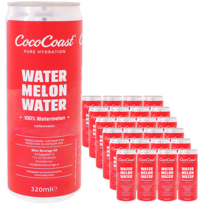 CocoCoast Vattenmelonvatten 24-pack