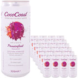CocoCoast Kokosvatten Passionsfrukt 24-pack