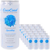 Bäst före: 2027-03-20 CocoCoast Kolsyrat Kokosvatten 24-pack