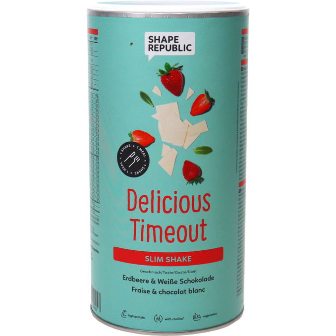 Shape Republic Slim Shake Erdbeere & Weiße Schokolade
