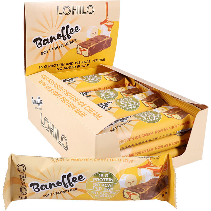 Lohilo Proteinbar Banoffee 12-pack