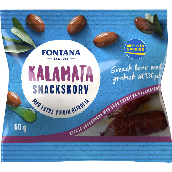 Fontana Salamisnacks m. Kalamata