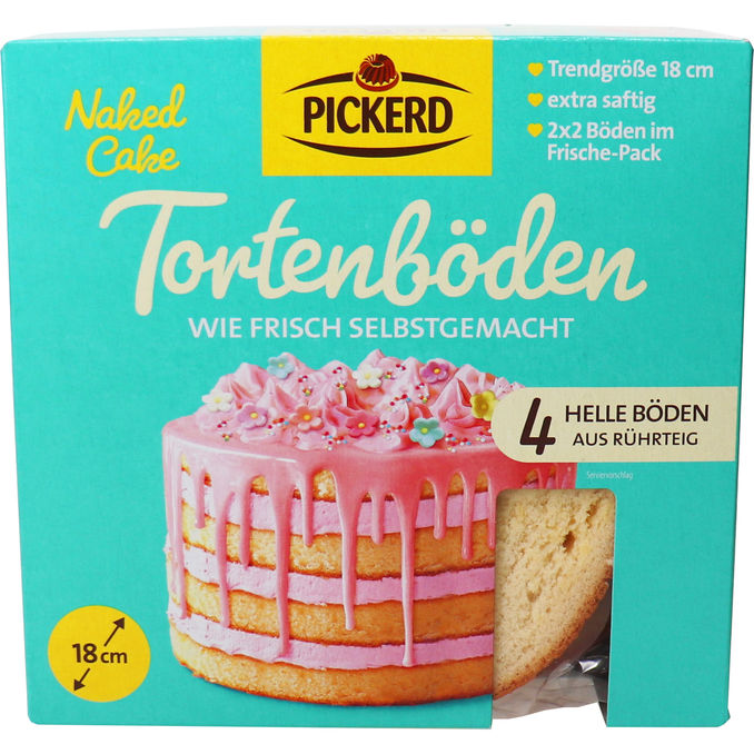 Pickerd Tortenböden hell