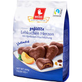 Weiss Gefüllte Lebkuchen Herzen Vollmilch
