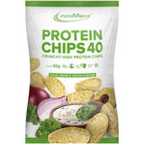 Mindestens haltbar bis: 30.03.2026 IronMaxx Protein Chips Sour Cream & Onion